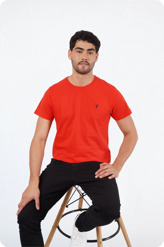 Camiseta Roja Slim Fit T Shirt