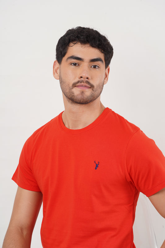 Camiseta Roja Slim Fit T Shirt
