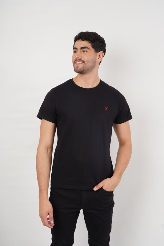 3 - PACK Camisetas Negra-Roja-Rosada