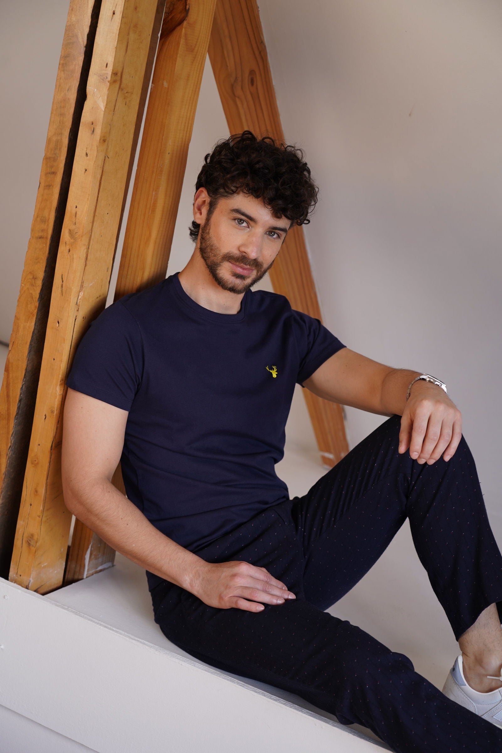 Camiseta Azul T Shirt - Benevento