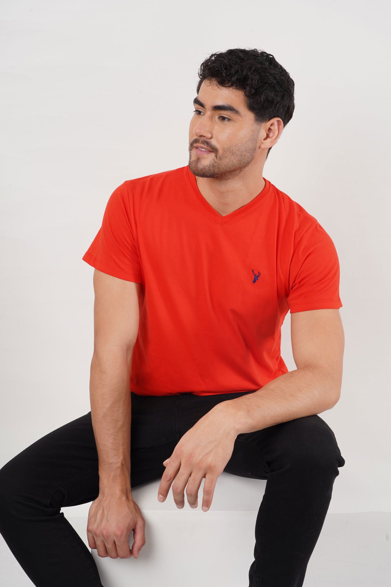 Camiseta Roja Cuello V - Benevento