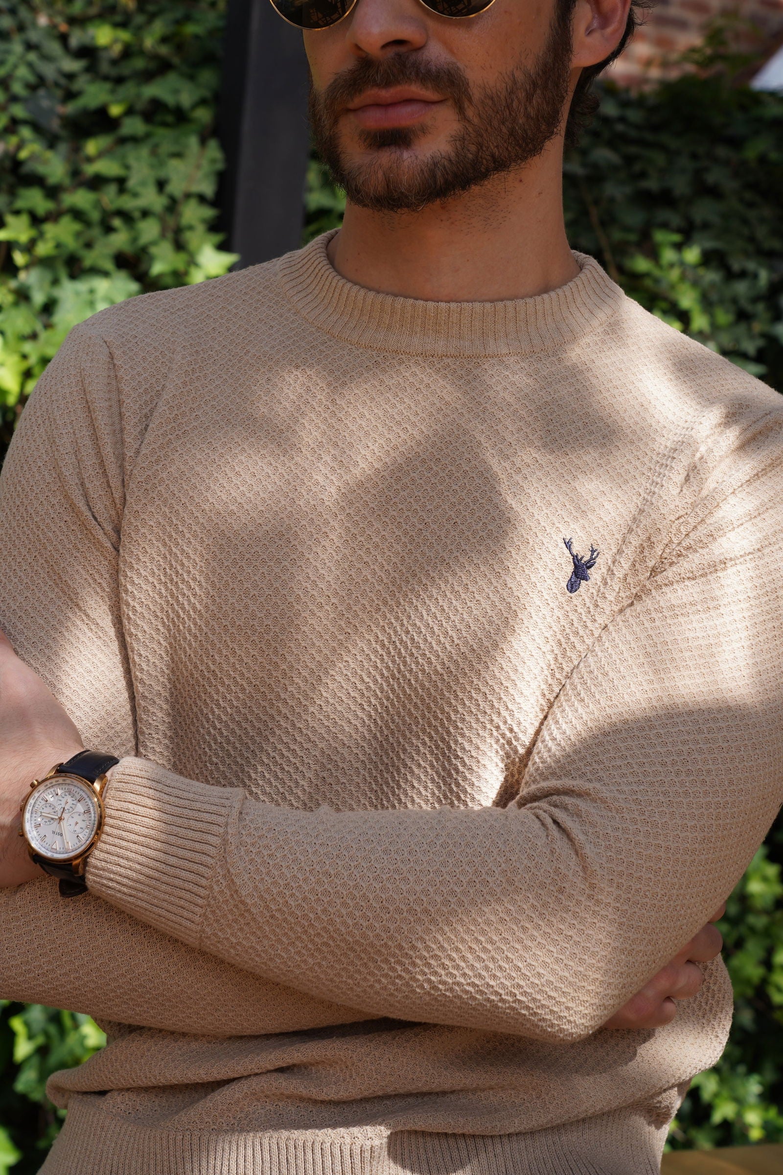 Suéter Madrid Beige - Benevento