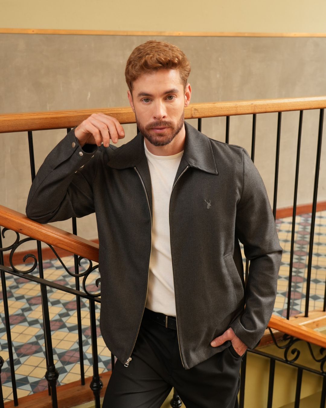 Chaqueta Guernica Gris