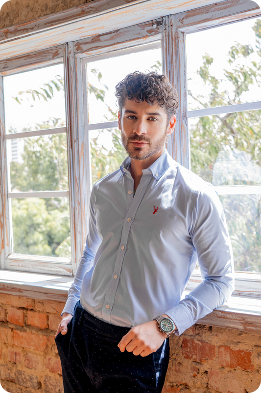 Camisa Azul Cielo