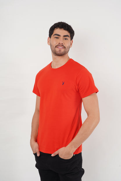 Camiseta Roja Slim Fit T Shirt