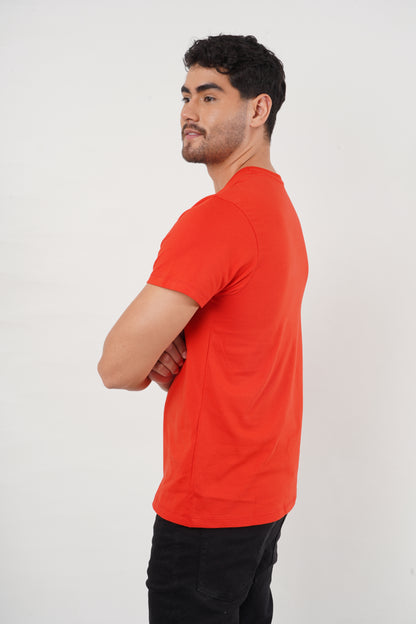 Camiseta Roja Slim Fit T Shirt
