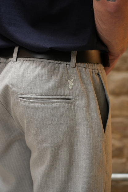 Pantalón Vermeer Slim Fit Gris Claro